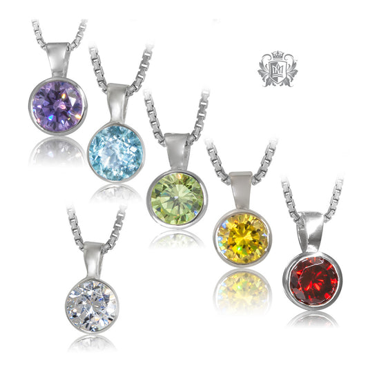 Bezel Set Pendant