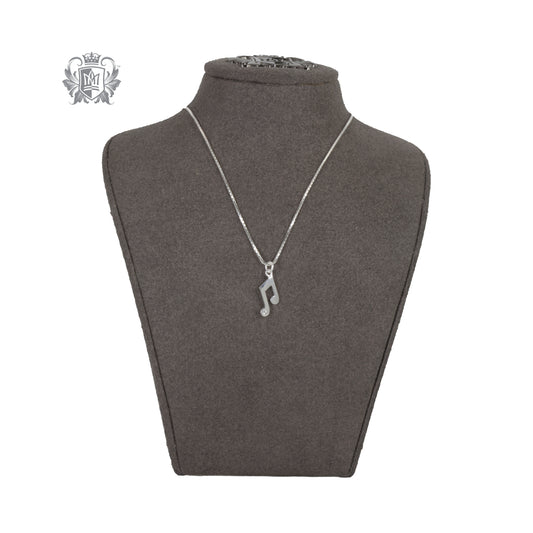 Double Music Note Pendant