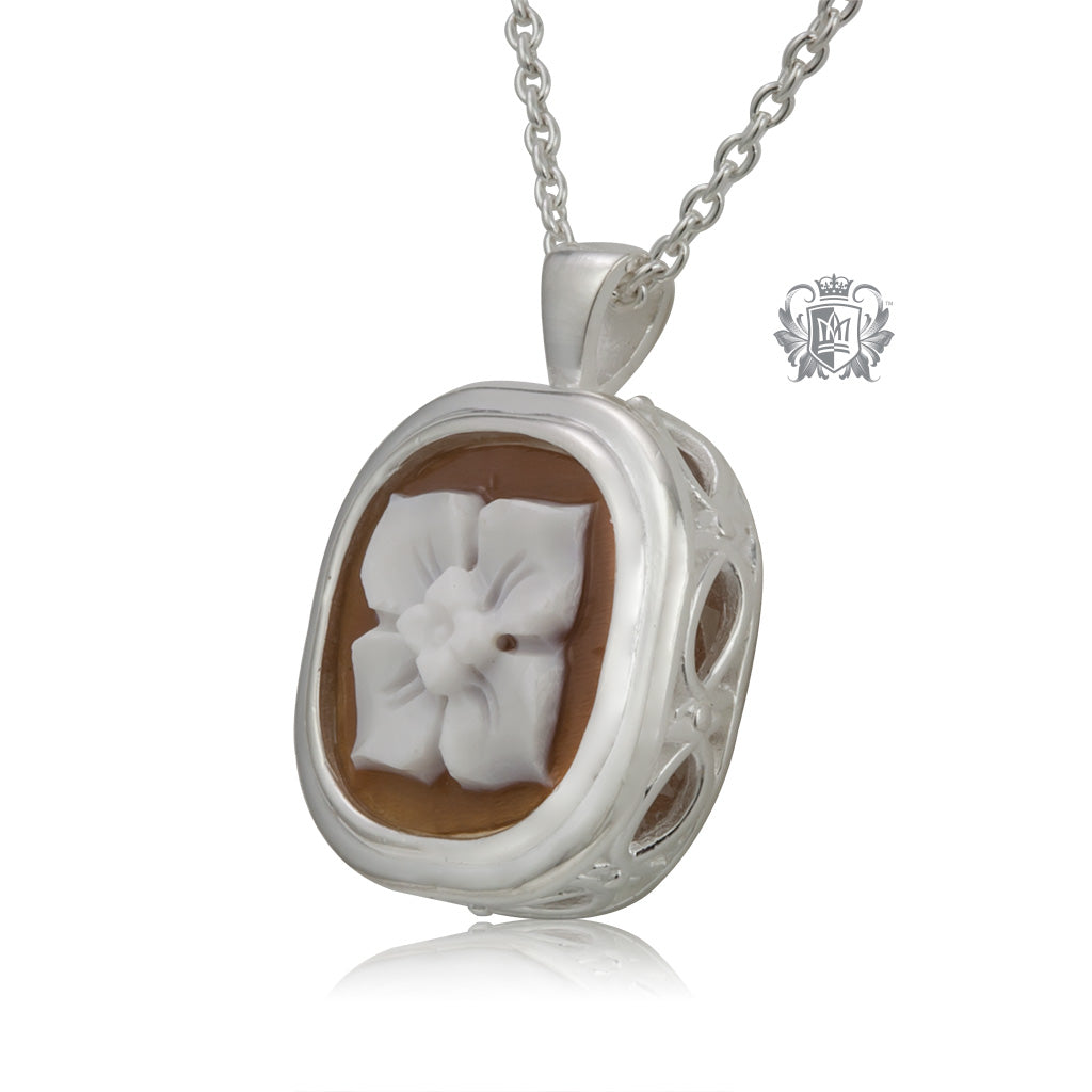 Artisan Carved Cameo Pendant