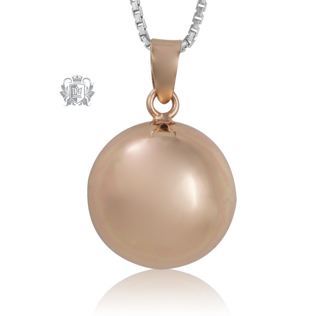 Metalsmiths Sterling Silver Harmony Bell - Rose Gold Dipped