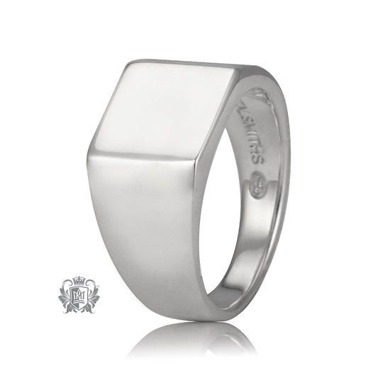 Medium Square Top Signet Ring