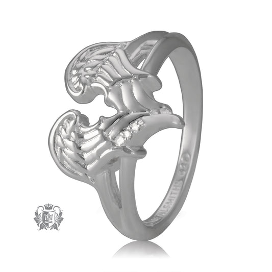 Angel Heart Diamond Ring