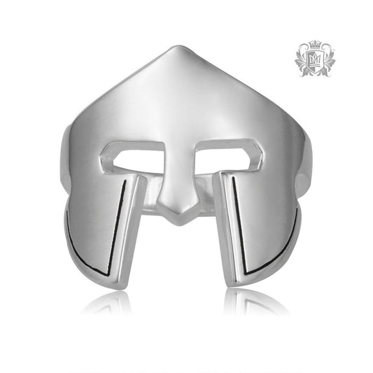 Metalsmiths Sterling Silver Chivalrous Protector Ring - front