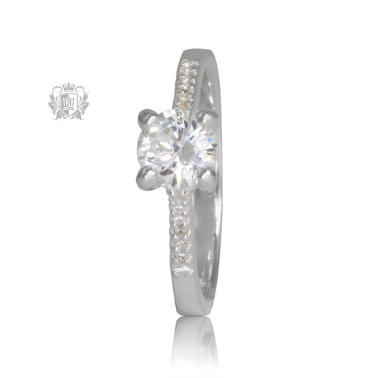 Serious Sparkle Cubic Ring - Metalsmiths Sterling Silver