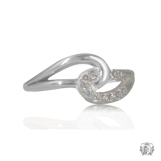 Embrace Loop Cubic Ring