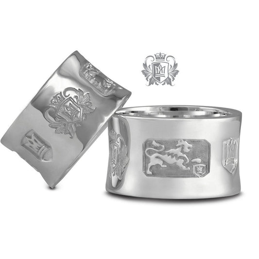 Heritage Band (His) - Metalsmiths Sterling䋢 Canada
