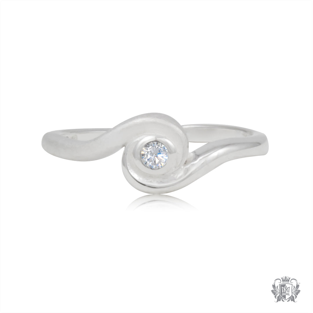 Dainty Swirl Toe Ring