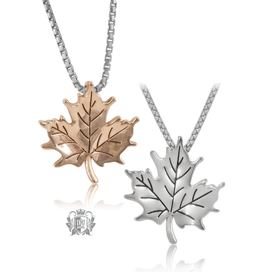 Natural Maple Leaf Pendant