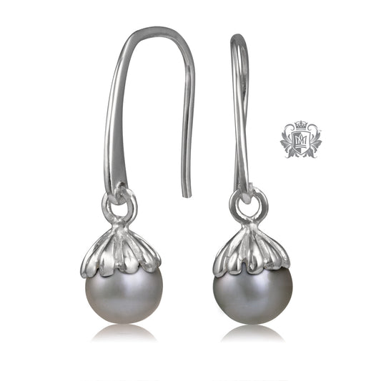 Blooming Pearl Drop Earrings