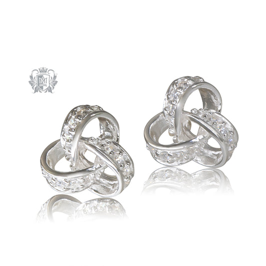 Endless Knot Cubic Studs