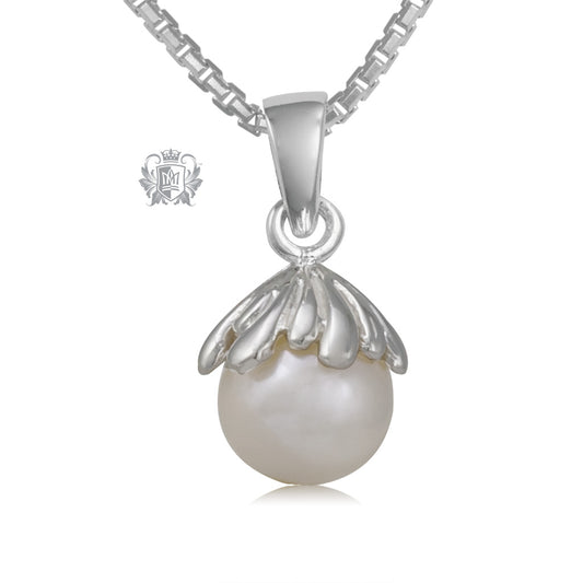 Blooming Pearl Drop Pendant