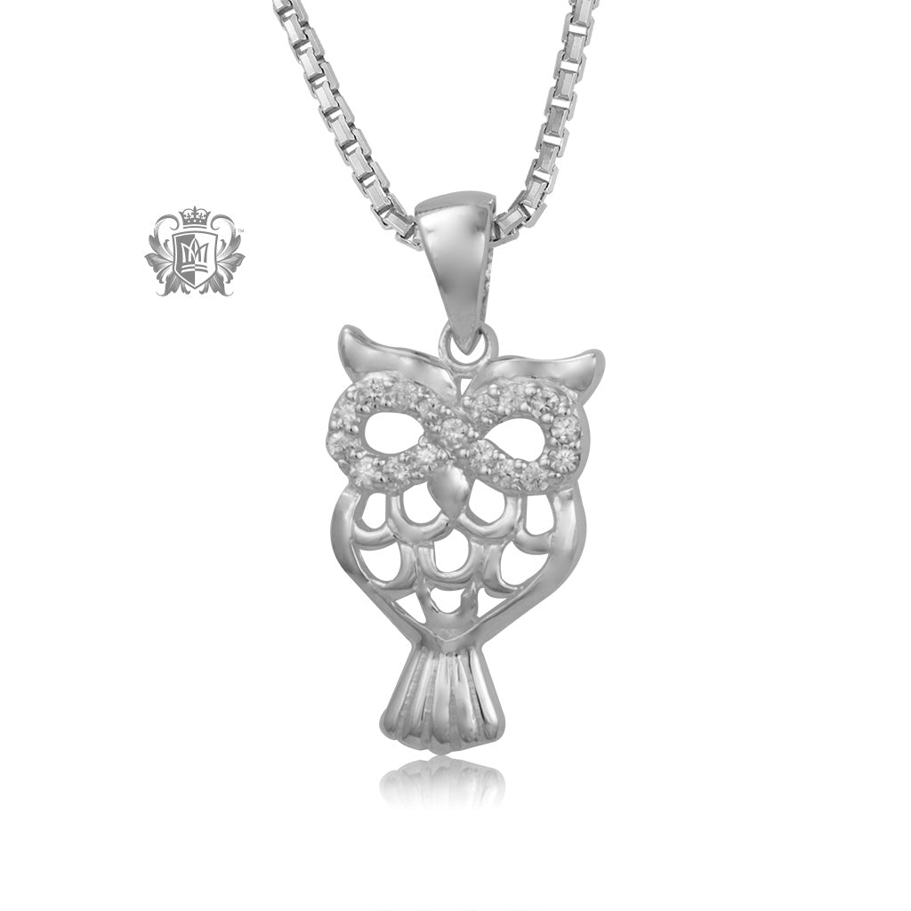 Infinite Wisdom Owl Pendant