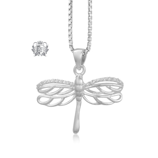 Dazzling Dragonfly Pendant