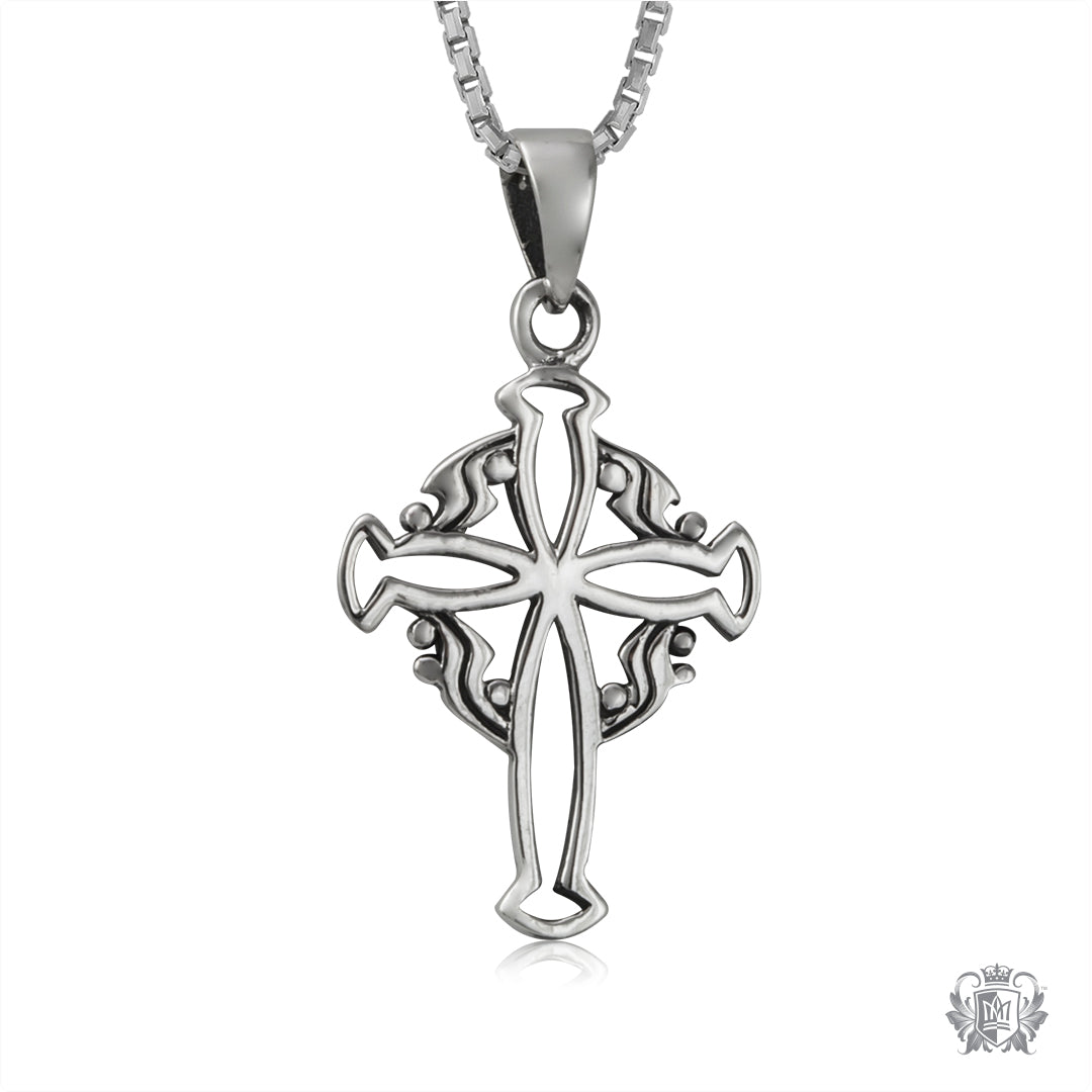 Scroll Cross Pendant