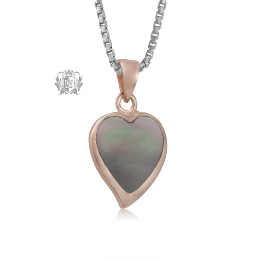 Mother of Pearl Heart Pendant