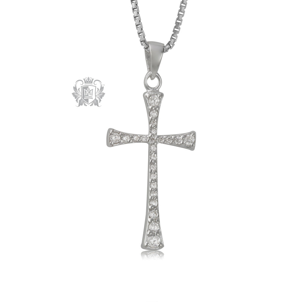 Modern Cross Cubic Pendant