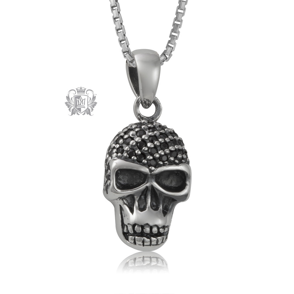 Sparkling Skull Pendant
