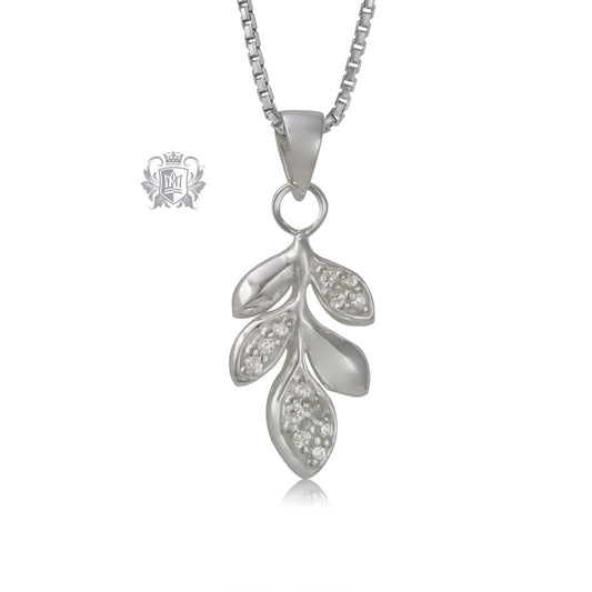 Dazzling Leaf Pendant