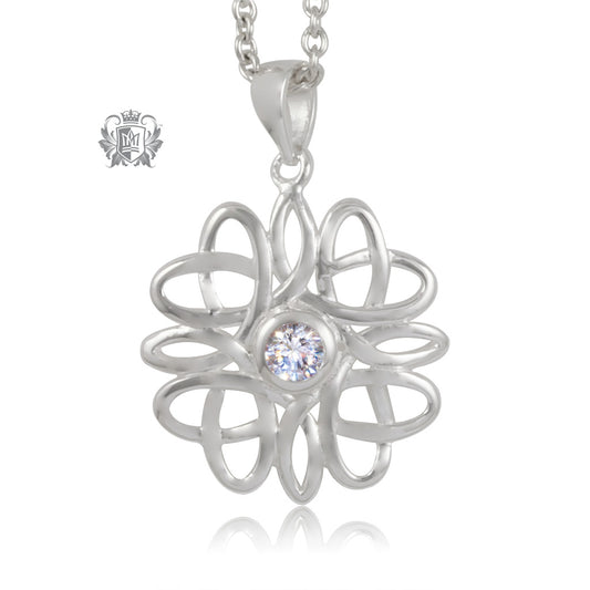 Celtic Knot Sparkling Pendant