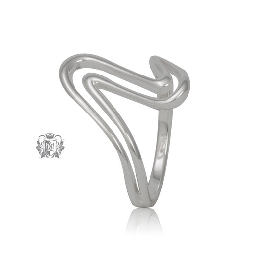 Double Freeform Ring