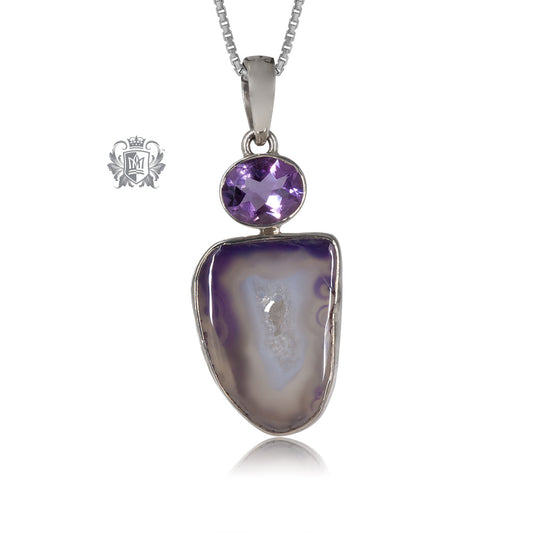 Amethyst Agate Necklace