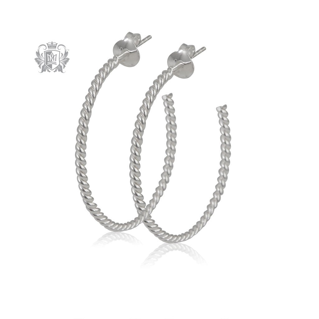 Bubble Twist Hoops - Large