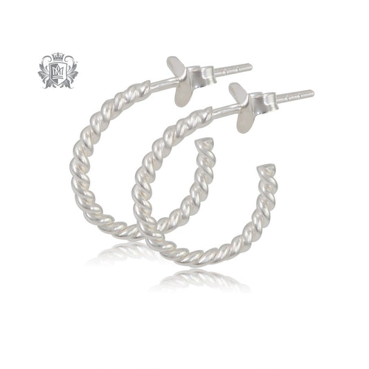 Bubble Twist Hoops - Small