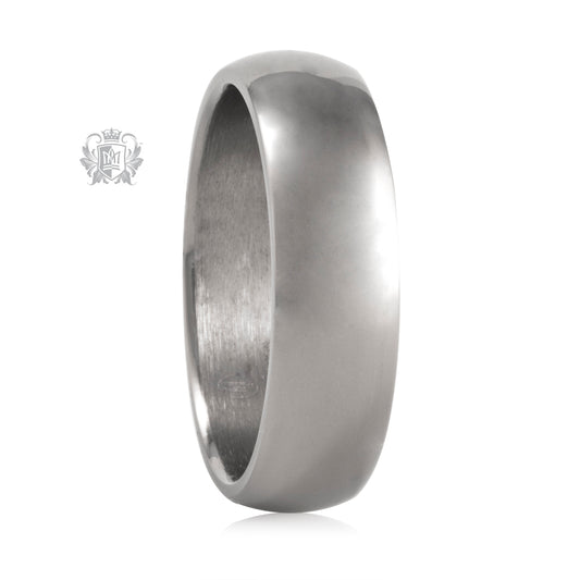 Titanium 7MM Half Round Band