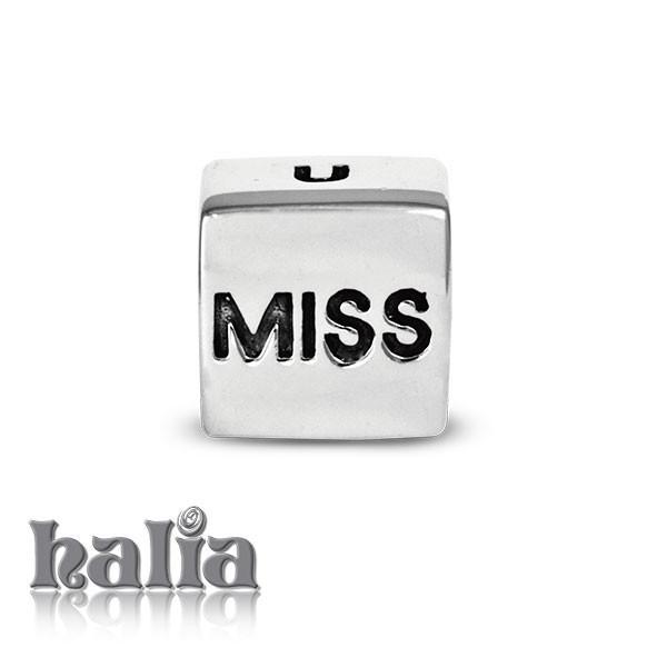 I Miss You -  Sterling Silver with Gemstones - 2