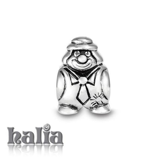 Clown -  Sterling Silver Bead