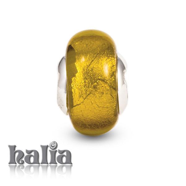 Golden Moments - Murano Blown Glass Beads