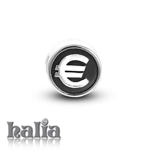Euro -  Sterling Silver Bead