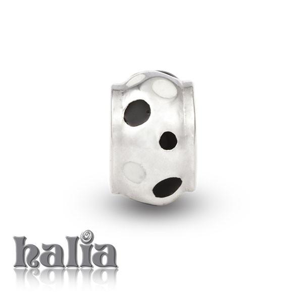 Sunspots -  Sterling Silver with Enamel Beads