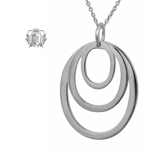 Triple Elliptic Pendant - Metalsmiths Sterling™ Canada