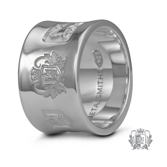 Heritage Band (His) - Metalsmiths Sterling䋢 Canada