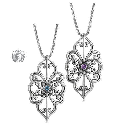 Panos Konidas Marquise Leaf Pendant