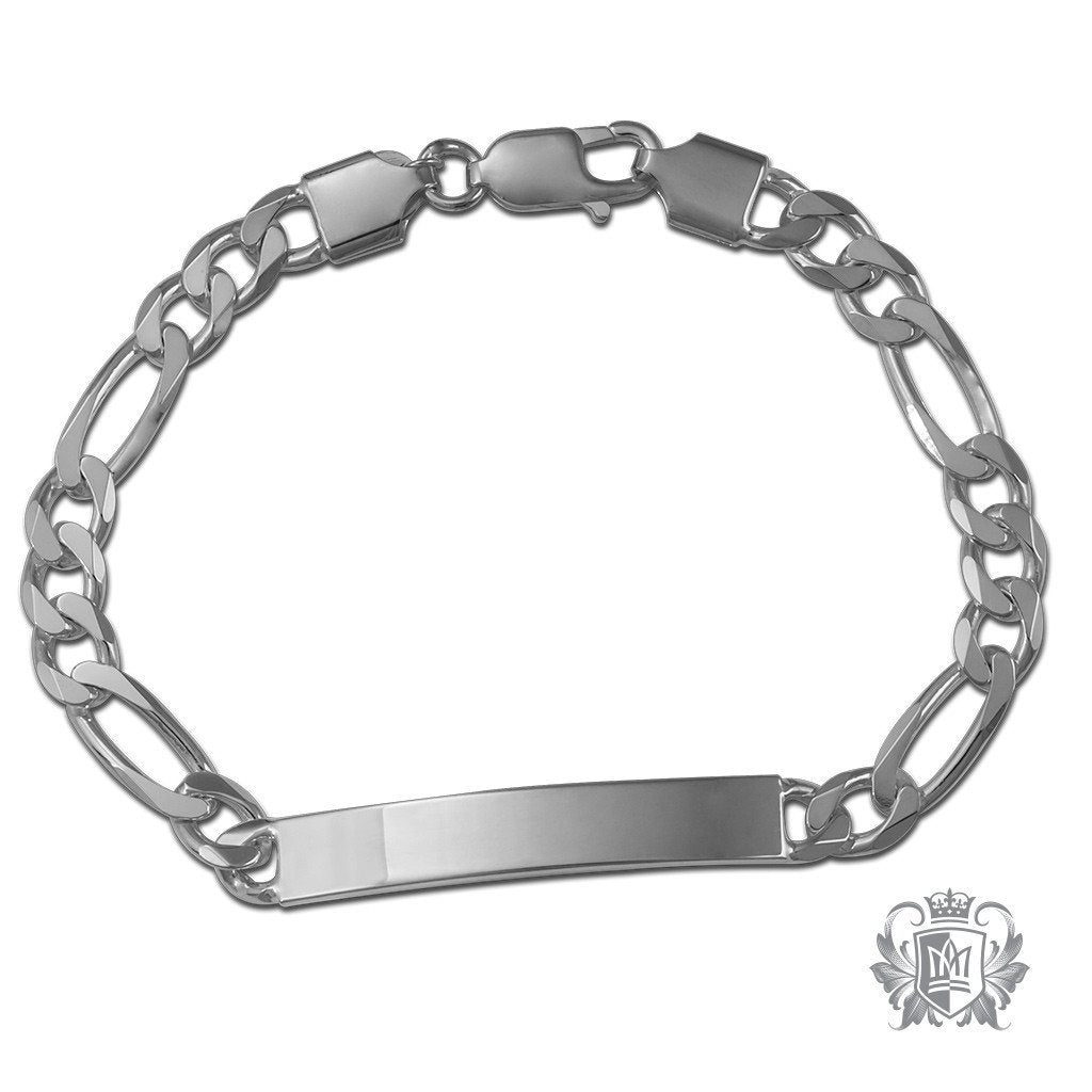 Medium Figaro ID Bracelet (180 Gauge) - Metalsmiths Sterling‚Ñ¢ Canada