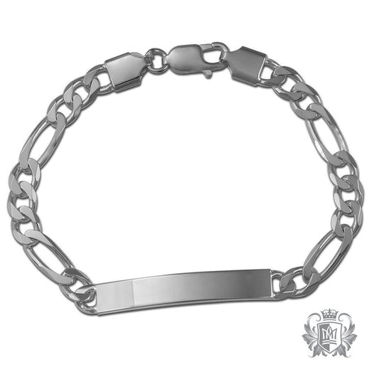 Medium Figaro ID Bracelet (180 Gauge) - Metalsmiths Sterling‚Ñ¢ Canada