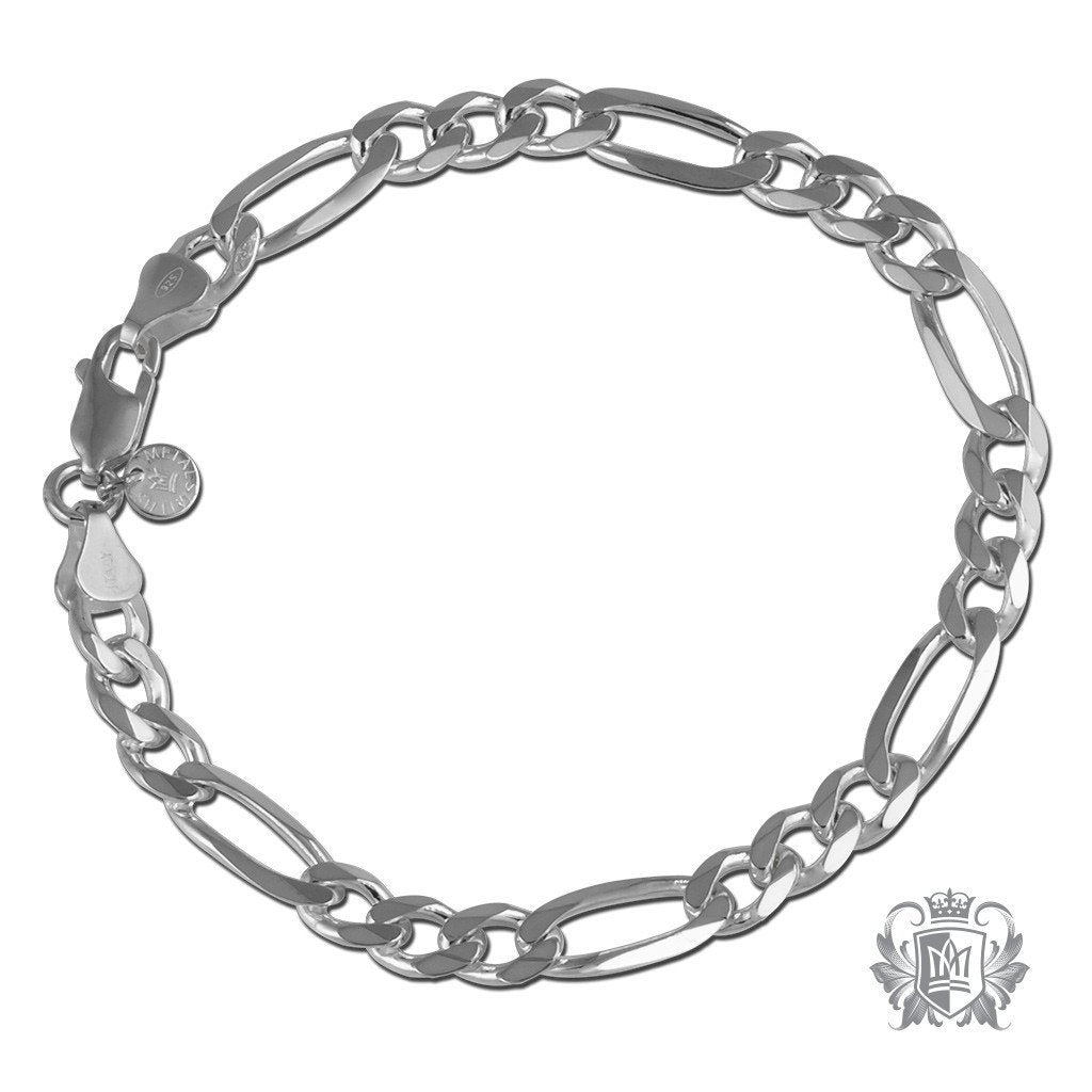 Extra Large Figaro Bracelet (250 gauge) - Metalsmiths Sterling‚Ñ¢ Canada