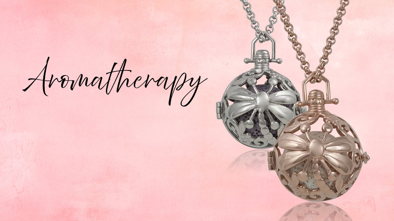 Aromatherapy essential oil diffuser jewelry