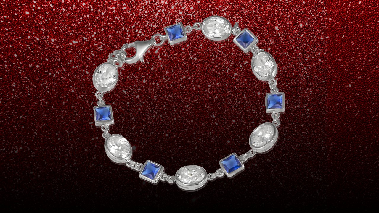 Blue topaz bracelet
