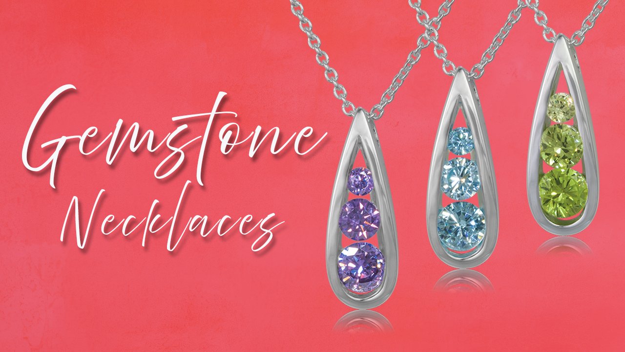 colourful gemstone necklaces