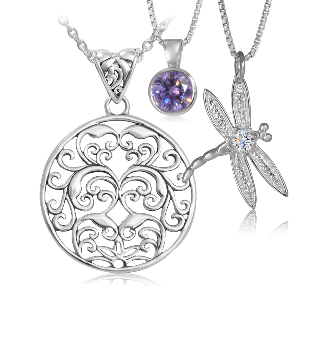 Sterling silver necklaces