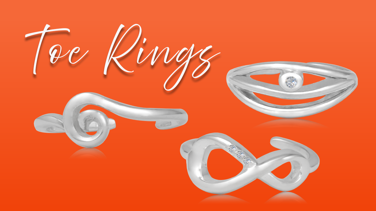 Sterling silver toe rings