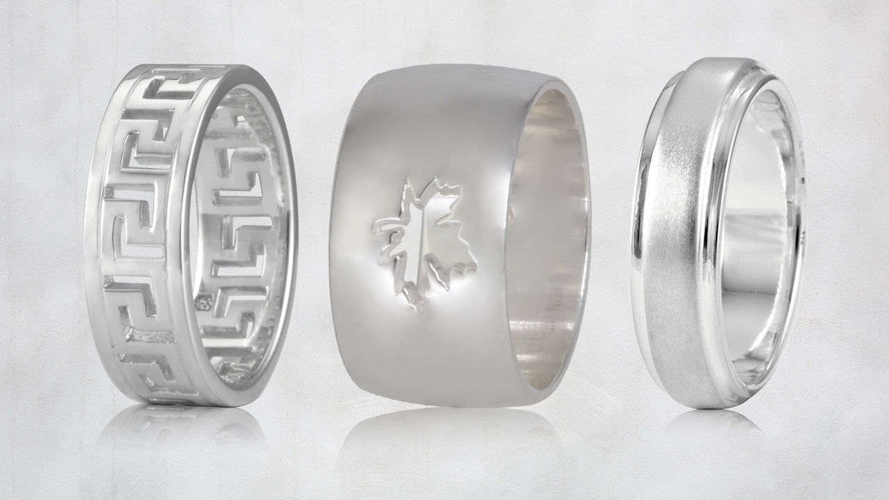 Sterling Silver Men's Rings