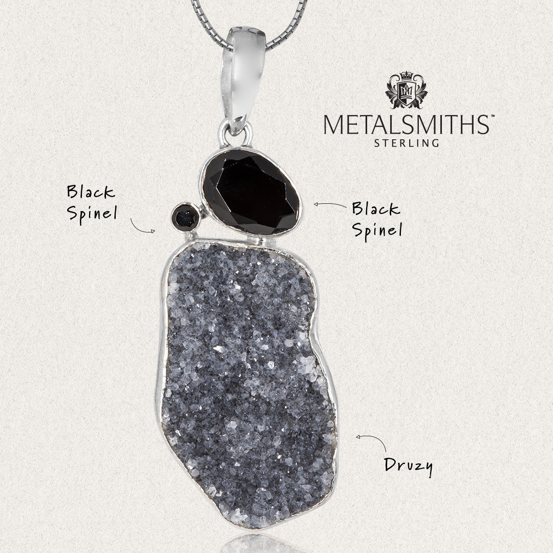 Medium Bezel Set Druzy Pendant