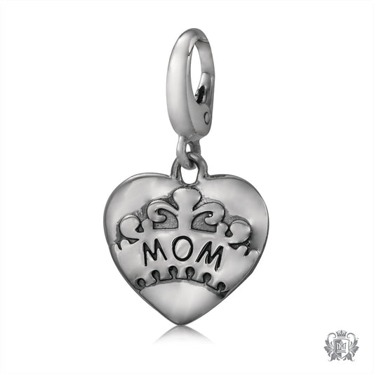 Mom Heart Charm