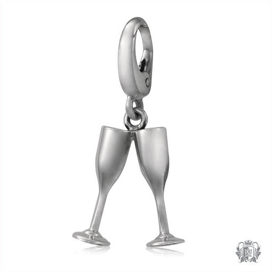 Champagne Glass Charm