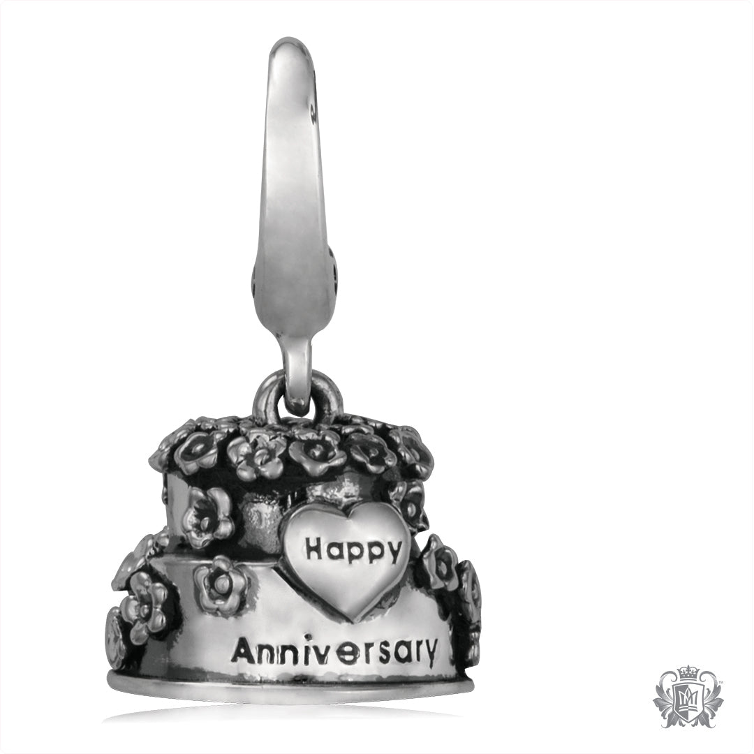 Happy Anniversary Cake Charm