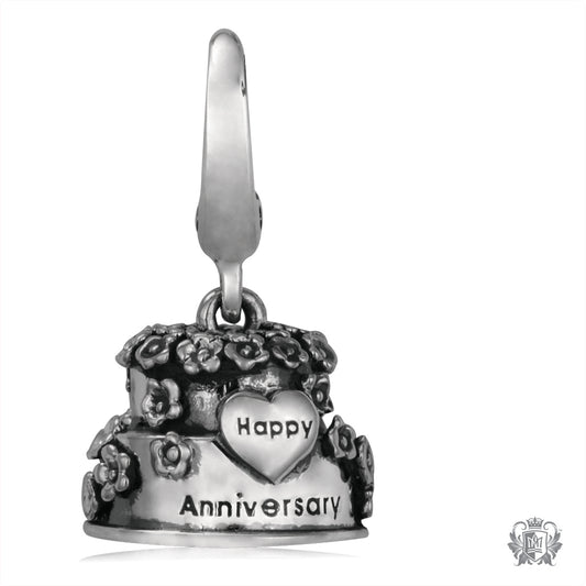 Happy Anniversary Cake Charm